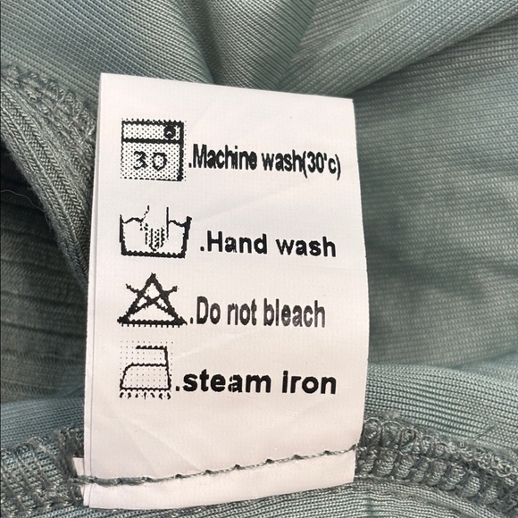 Unbranded Sage Green Front Knotted Cut-out Dress - Picture 5 of 6